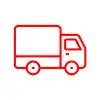 Rapid Truck Repair - Rapid Truck Repair - Delivery truck icon in red outline
